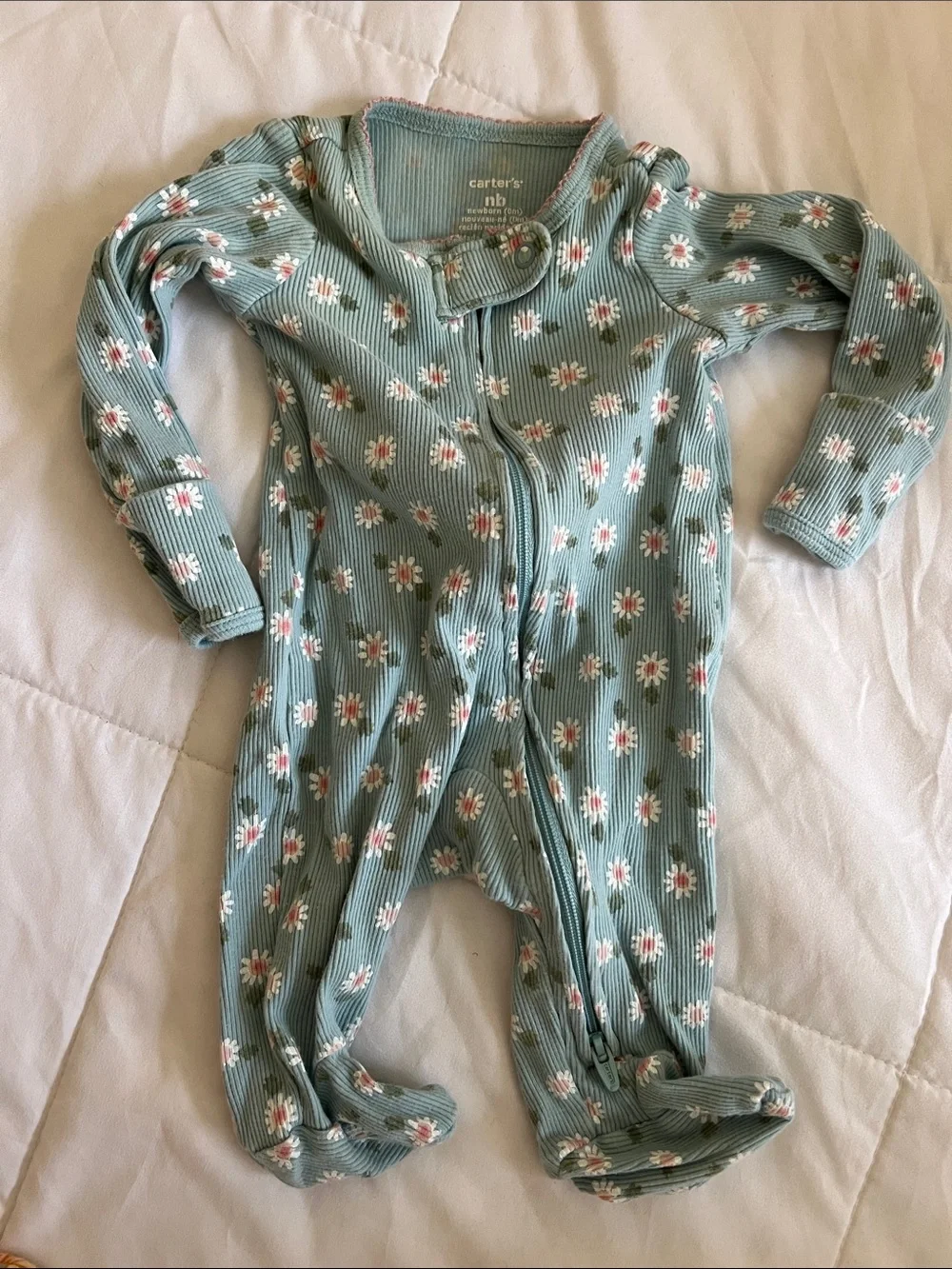 Three Carter's Footed One-Piece Pajama